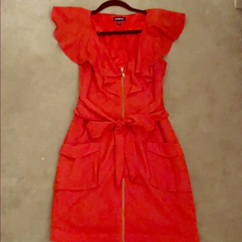Bebe coral dress